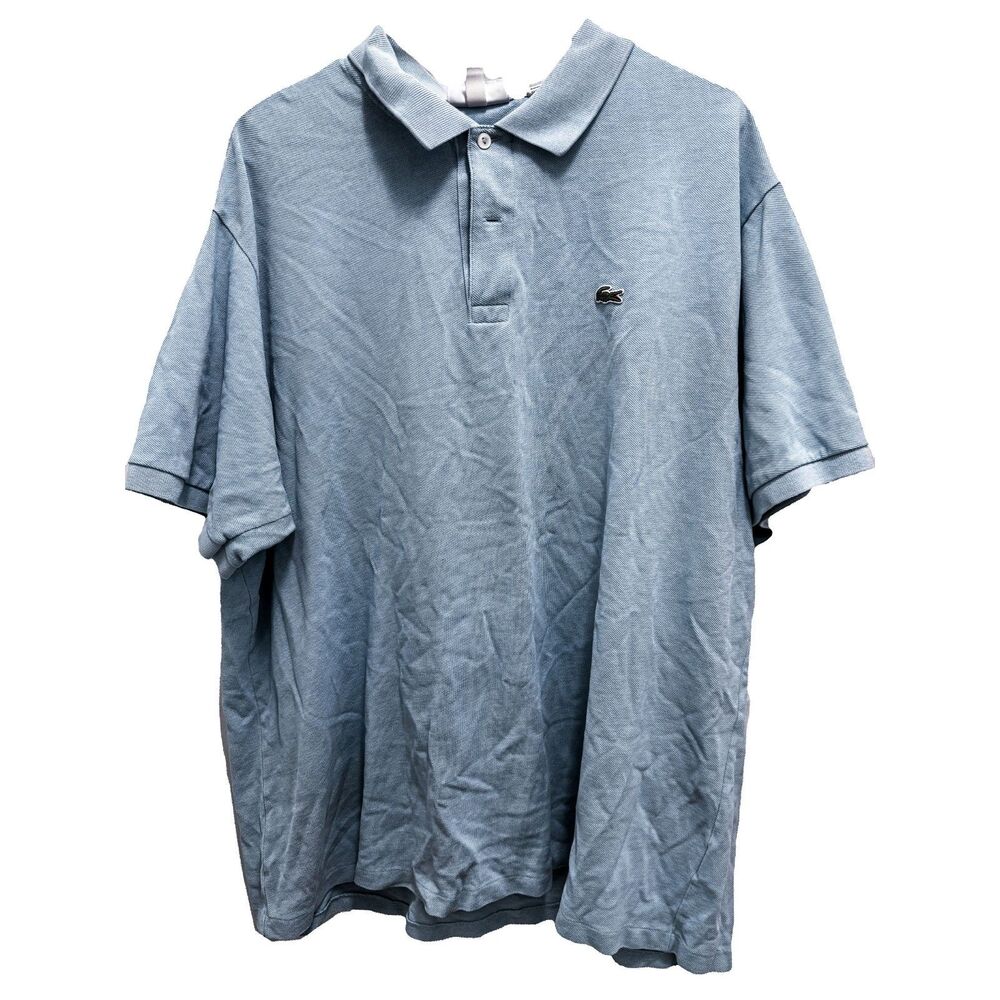 Lacoste Classic Fit Polo Shirt Light Blue Men's Size 4XL (FR 9)